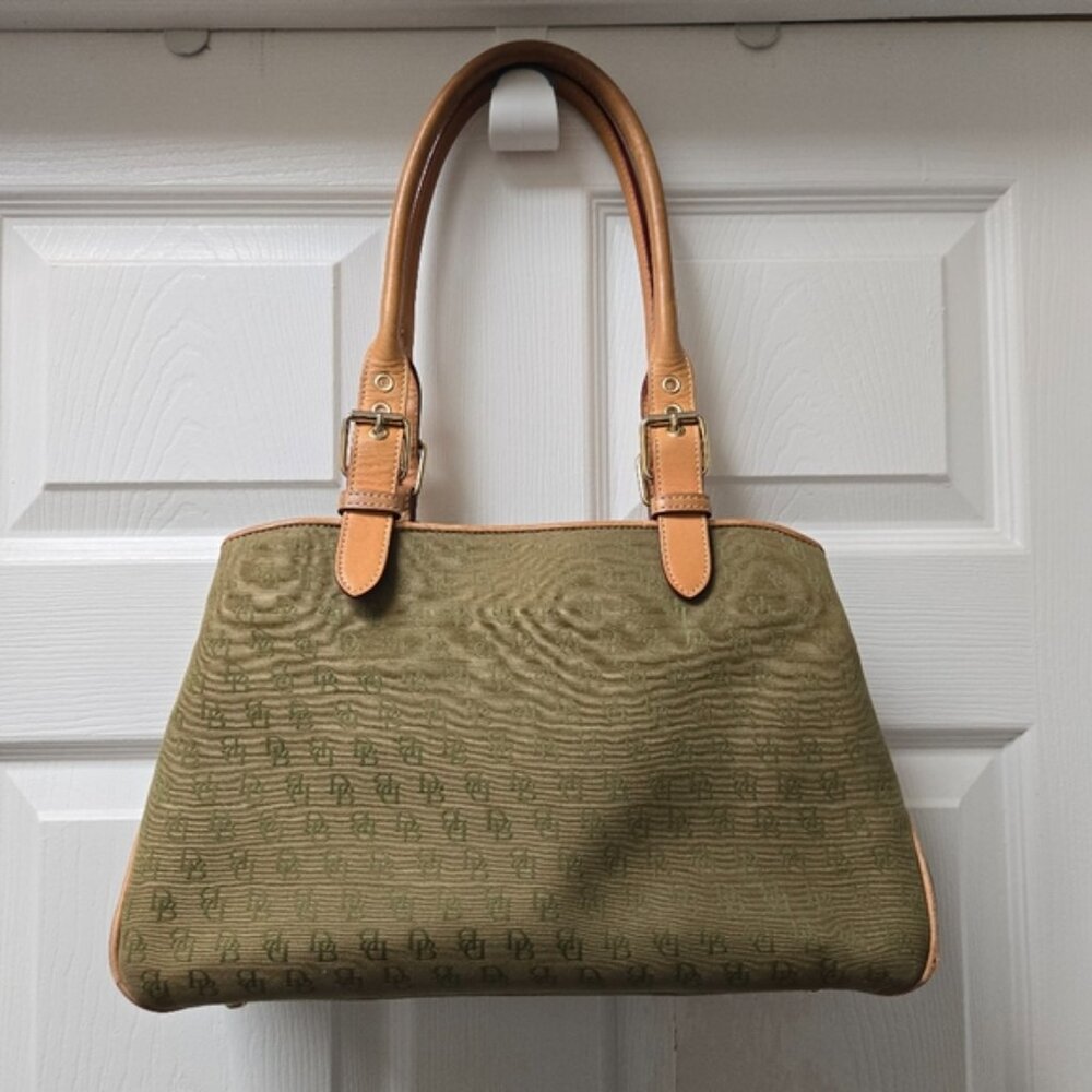 Dooney & Bourke Signature Green Bag - Picture 2 of 16